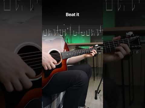 (Michael Jackson) Beat it - Acoustic Guitar