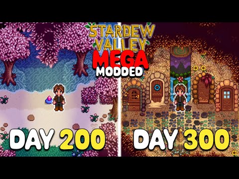 300 Days of MEGA MODDED Stardew Valley