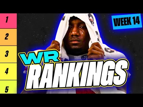 🔥 NEW Top 36 WR RANKINGS for Week 14 Fantasy Football 🚀 | Fantasy Football Rankings