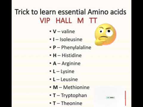 Essential amino acids trick @pharmaexam24 #pharmacist #exam #pharmacistexampreparation