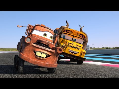 Backwards Driving Extravaganza Tow-Mater Lightning McQueen, Cruz Ramirez, Jackson Storm Part 11