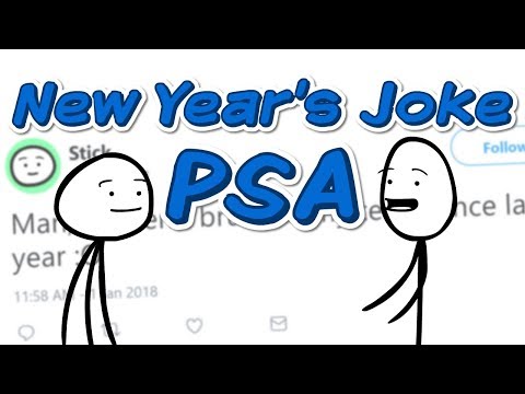 New Year's Joke PSA