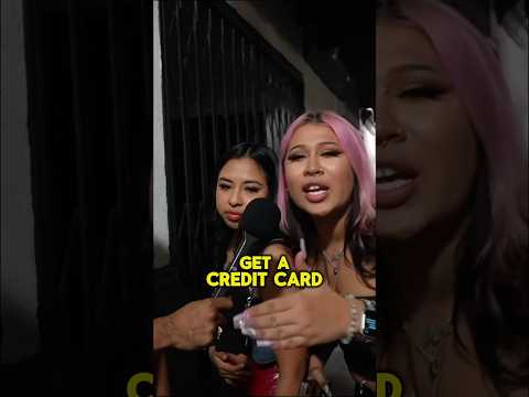 Young women says to get a credit card as soon as you turn 18