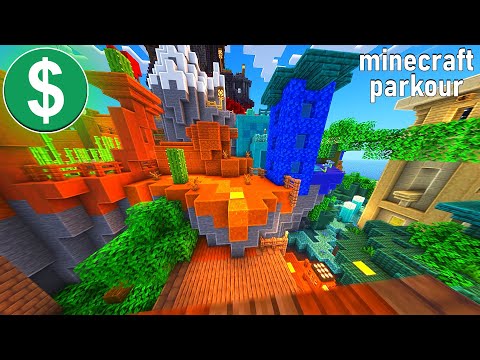 Minecraft Parkour Gameplay NO COPYRIGHT