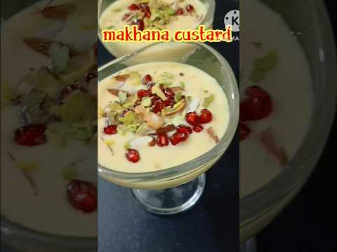 Makhana custard #custard  #sweet #food #viral #shortsviral #food #blogqueens👸🏻