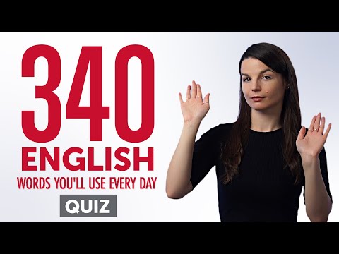 Quiz | 340 English Words You'll Use Every Day - Basic Vocabulary #74