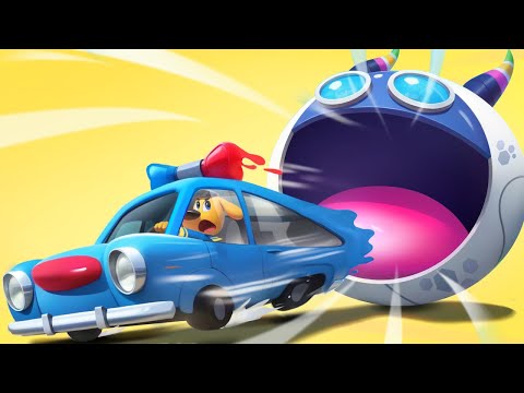 Magnetic Ball Monster | Educational Videos | Cartoons for Kids | Sheriff Labrador