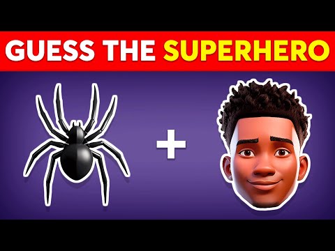 Guess the Superhero Emoji! 🕷🦸 Monkey Quiz