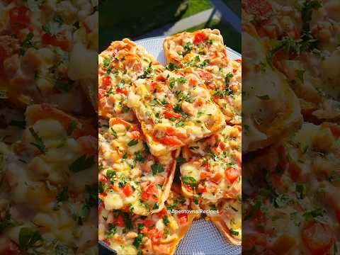 Самый Простой и Вкусный Рецепт Пиццы-Бутербродов. Сохраняй! #рецепты #рецепт #вкусно #рекомендации