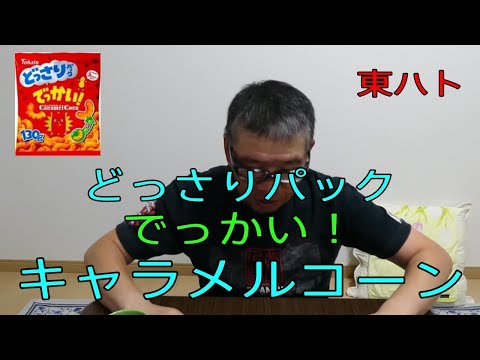 【どっさりパック　でっかい！キャラメルコーン 東ハト】おやじ伝説ぷりん　食レポ商品紹介