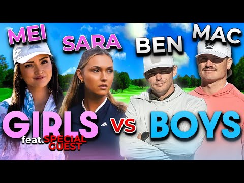 Girls vs Guys, Who Wins??? (9 hole match)