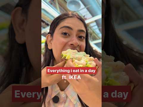 Tried the *HYPED* IKEA food 🍱 *HONEST* #whatieatinaday  Day 254/365 #trending #shortsviral #eating