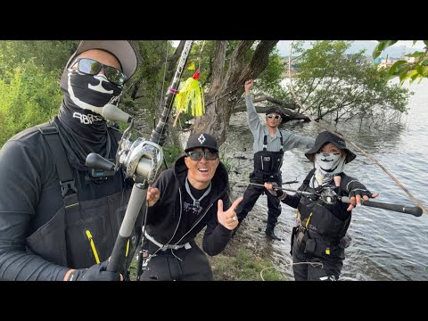 琵琶湖南湖西岸のバス釣り