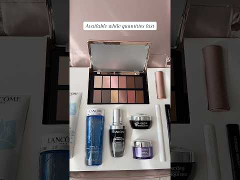 THE LANCÔME HOLIDAY GIFT BOX IS HERE! THIS IS REALLY HARD TO PASS UP #shorts #skincare #makeup