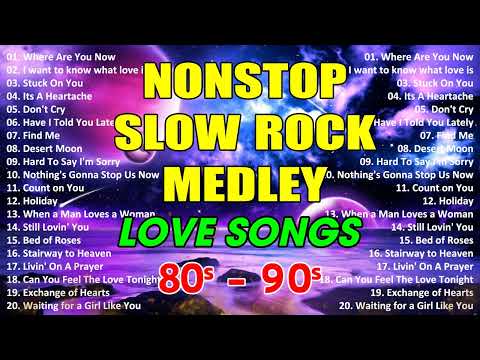 Scorpions, Led Zeppelin, Bon Jovi, U2, Aerosmith Best Slow Rock Love Songs Nonstop