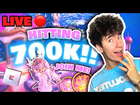 HITTTING 700K!? PLAYING ROBLOX+GIVEAWAY! JOIN ME!