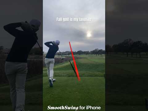 Fall golf ASMR #golf #golfswing #asmr #golfshot #golfshorts