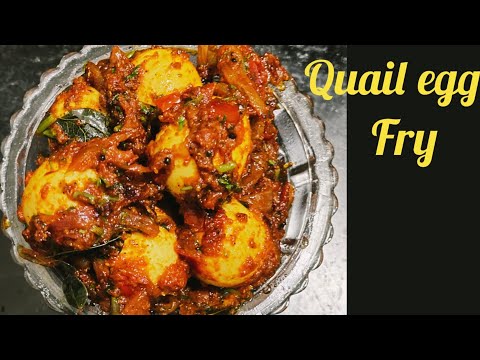 Quail Egg Fry Recipe in Kannada | Goujalakki Motte Fry Recipe| Quail Egg Roast