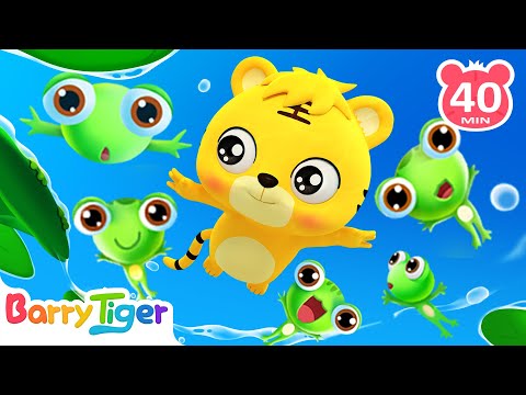 五只小青蛙 | 大合集 | 經典熱門兒歌 | Kids Song | 動畫 | 童謠 |  貝樂虎中文 | Nursery Rhymes