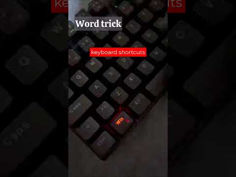 Word Date Time keyboard shortcuts tricks #computer #windows #keyboard #tricks