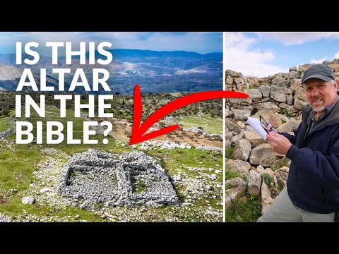 Exploring Joshua's altar in Israel