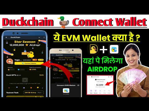 Duckchain airdrop connect wallet।duckchain me wallet connect kaise kare।duck chain airdrop।duckchain