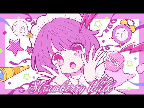 [Free BGM] "Strawberry Walk" Kawaii electro song that lifts your spirits [cute, bright, outgoing].