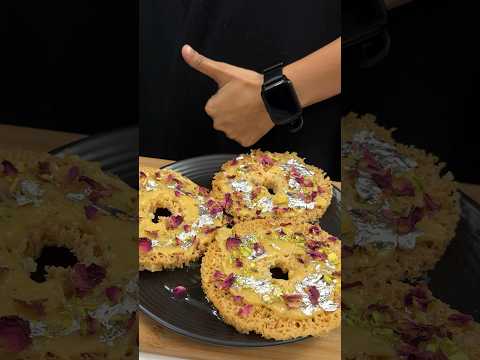 Rajasthani Malai Ghevar ASMR Cooking || #shorts #indianasmrworld #recipe #sweetdish #asmr