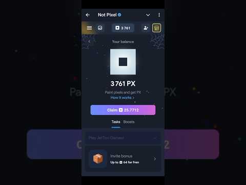 NOT Pixel | Free $PX Token Mining | Paint Pixels And Get Free Airdrop