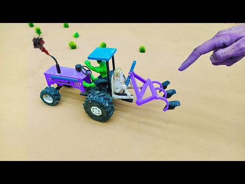 diy tractor making plough machine science project |@Acrofter1