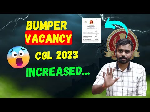 SSC CGL 2023 Vacancy Increased || @rankersgurukullive #ssc_cgl