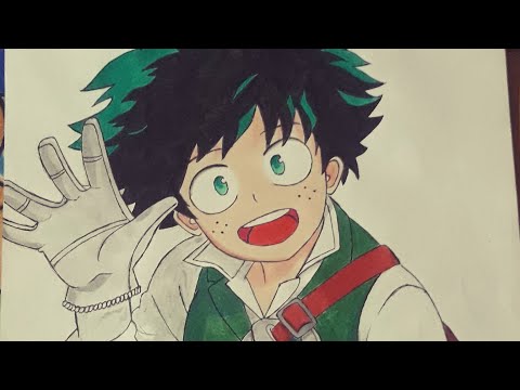 Izuku midoriya fanart | My hero academia | #shorts #anime #art