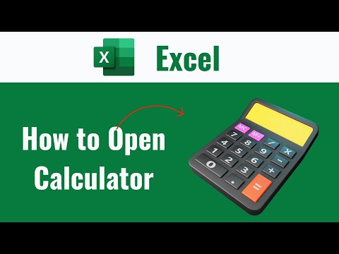 Open Calculator in Excel