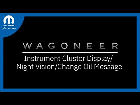 Instrument Cluster Display/Night Vision/Change Oil Message | How To | 2024 Wagoneer/Grand Wagoneer