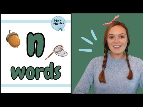 Learn to Blend 'n' Words with Miss Phonics | Phonics Blending Practice for Kids | British Teacher