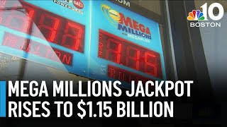 Mega Millions jackpot rises to to $1.15 billion