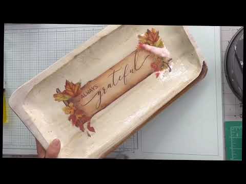 Three Fall Decor Rub on Transfer Ideas