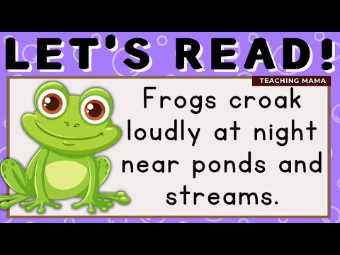 LET'S READ! | PRACTICE READING ENGLISH | SIMPLE SENTENCES FOR KIDS | LEARN TO READ | TEACHING MAMA