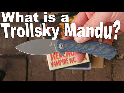 Famed Forged in Fire Knife Maker Trollsky Releases a Pocket Knife - The Mandu only @BladeHQ