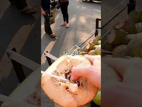 Coconut Vendor on the Streets of Kolkata, India 🇮🇳