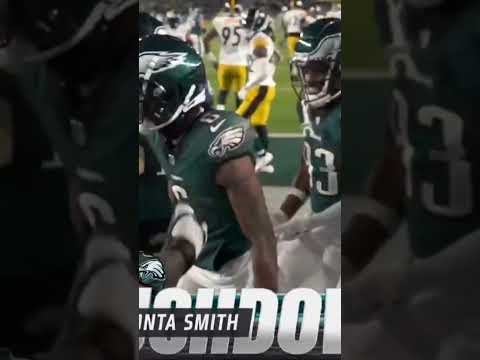 Jalen Hurts to DeVonta Smith FOR THE TD!!! Hurts in FULL COMMAND 🦅🔥 Eagles vs Steelers Highlights