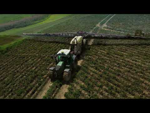 Kartoffel Spritzen mit Hardi Navigator am Fendt 720