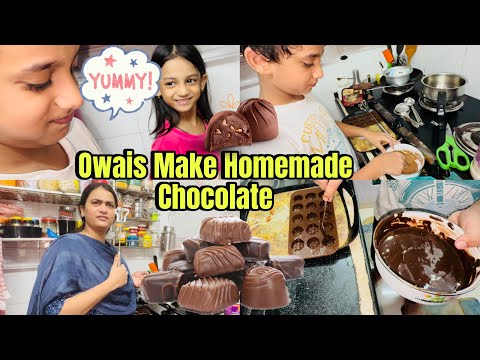 Homemade Chocolate 🍫 | Owais Ne Banaya Ghar main Khud Hi Chocolate 😋| Very Very Testy Delicious 🤤