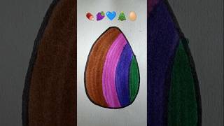 Satisfying creative painting 🍖🍇💙🎄🥚 #painting #shorts #creativeart #trending