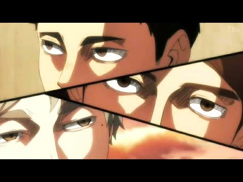 Daichi, Suga and Asahi most epic moments! Karasuno Badass Scene part 2! 《Haikyuu to the top part 2》