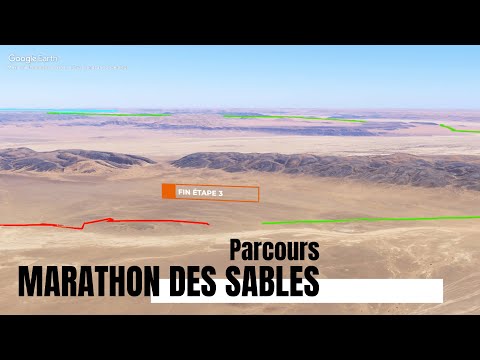 Parcours Marathon des Sables - les étapes