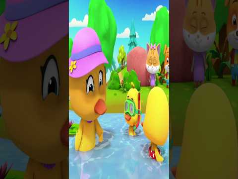 Five Little Ducks #shorts #trending #viral #ytshorts #nurseryrhymes