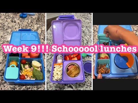 NEW Bento School Lunches / 2023 Bento Box School Lunches / What's for lunch/ School Lunchbox video