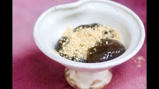 本わらび粉でわらび餅の作り方 How to make Warabimochi