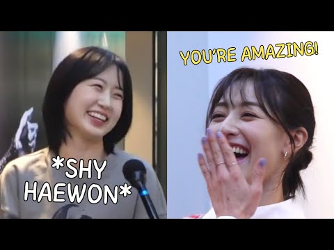 TWICE's Jihyo got serenaded by NMIXX's Haewon!